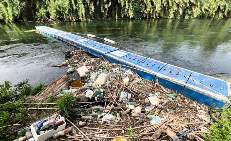 Seads, barriere che raccolgono sul fiume Aniene