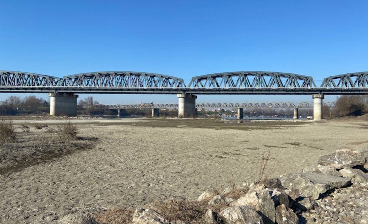 2022 siccità Po Foto Annamaria Bondovalli La siccità del Po nel 2022 (foto Annamaria Bondovalli)