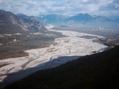Il fiume Tagliamento, un tratto ancora naturale (foto Andrea Agapito Ludovici)